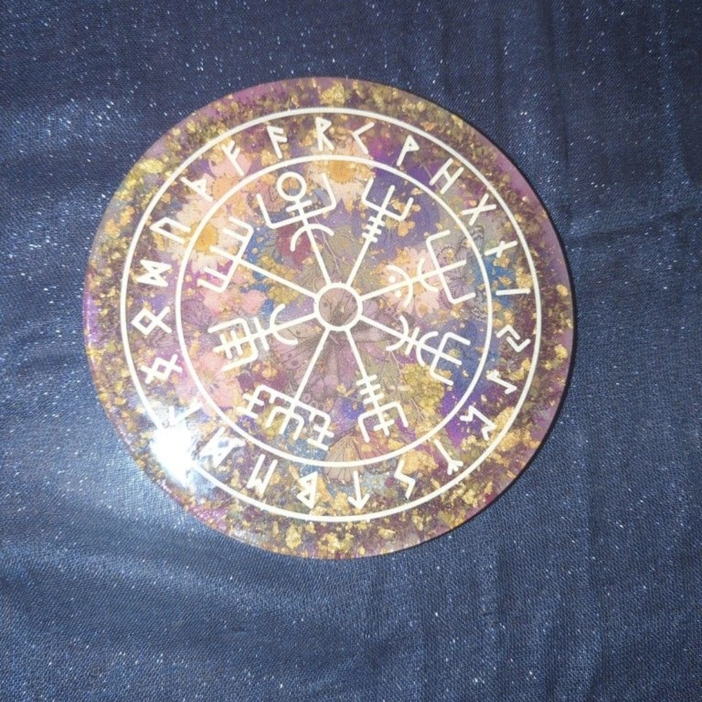 Mystical Rune Circle Coaster